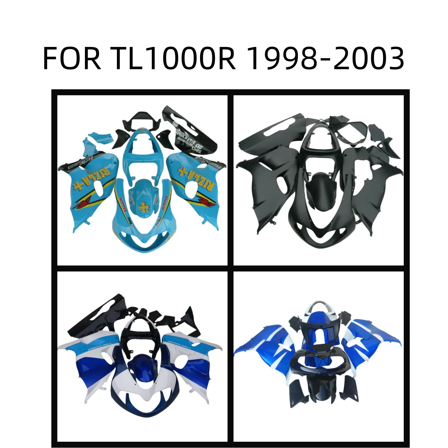 Комплект обтекателей пластикового корпуса для TL1000R 1998, 1999, 2000, 2001, 2002, 2003, TL1000 98-03, цветной набор кузовных работ
Комплект обтекателей пластикового корпуса для TL1000R 1998, 1999, 2000, 2001, 2002, 2003, TL1000 98-03, цветной набор кузовных работ