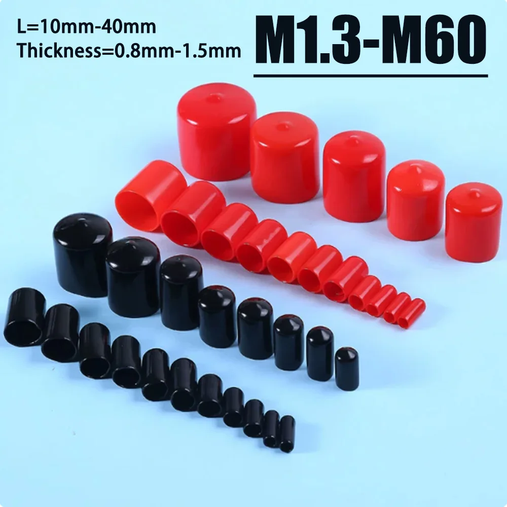 2-200Pcs Inner Diameter M1.3-M60 Length 10mm 15mm 20mm 25mm 30mm 40mm PVC Screw Protector
2-200Pcs Inner Diameter M1.3-M60 Length 10mm 15mm 20mm 25mm 30mm 40mm PVC Screw Protector