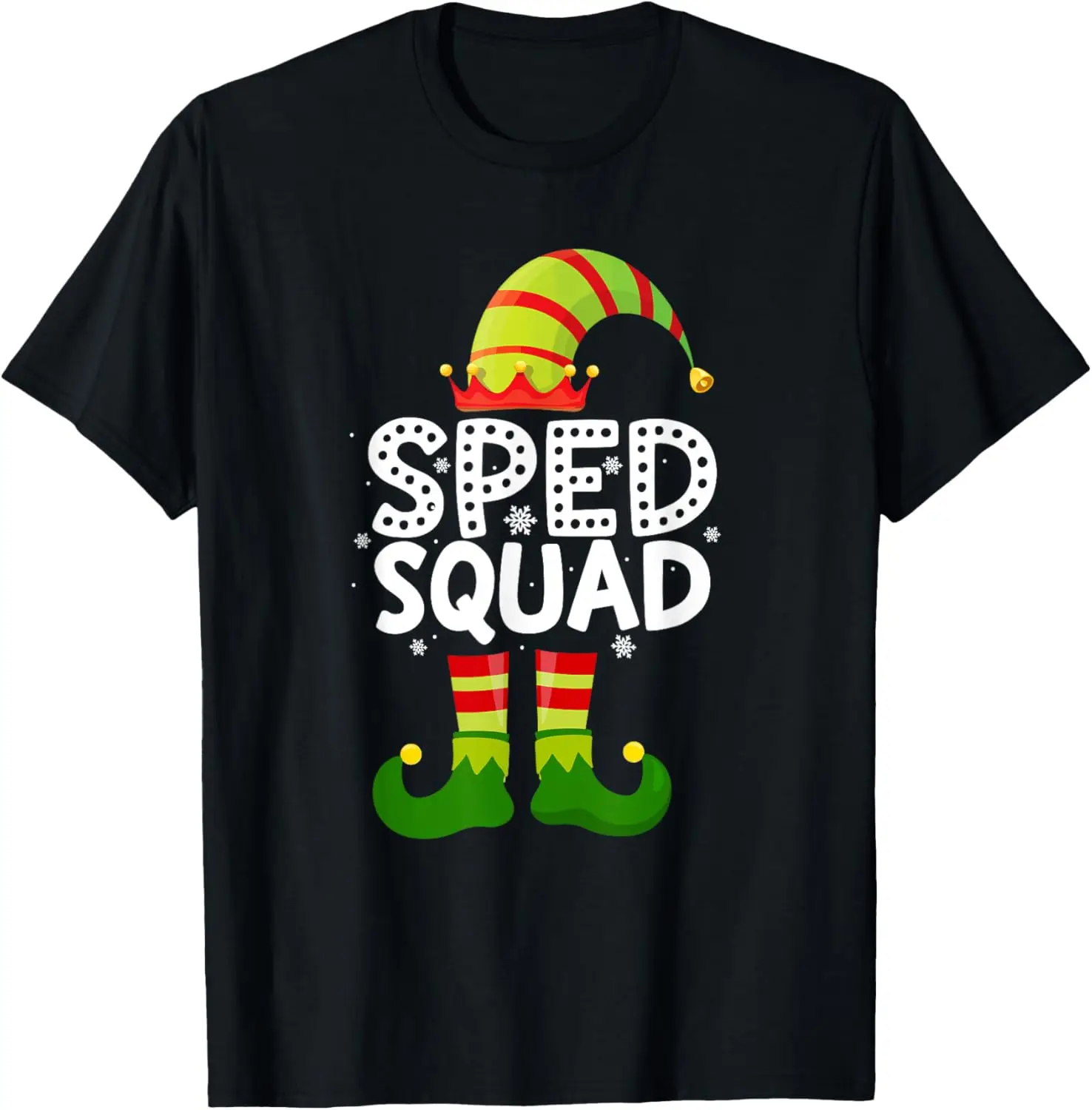 Sped Squad Специальное образование для семьи Санта-Клауса Рождественская футболка с эльфом
Sped Squad Специальное образование для семьи Санта-Клауса Рождественская футболка с эльфом