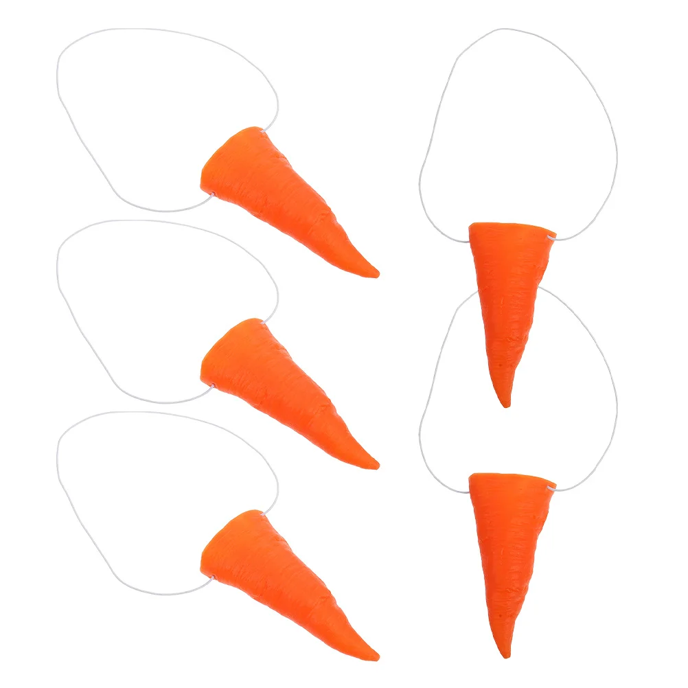 5Pcs Carrot Nose Snowman Nose Clown Party Dress Up Props for Birthday Festivals Cosplay Decor Snowman Accessory
5Pcs Carrot Nose Snowman Nose Clown Party Dress Up Props for Birthday Festivals Cosplay Decor Snowman Accessory
