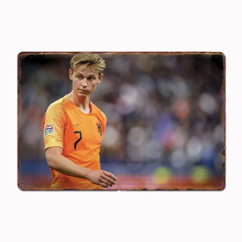 Dutch Soccer Player Football Metal Sign Poster Garage Decoration Room Decor Car Club Tin Home Decor
Dutch Soccer Player Football Metal Sign Poster Garage Decoration Room Decor Car Club Tin Home Decor