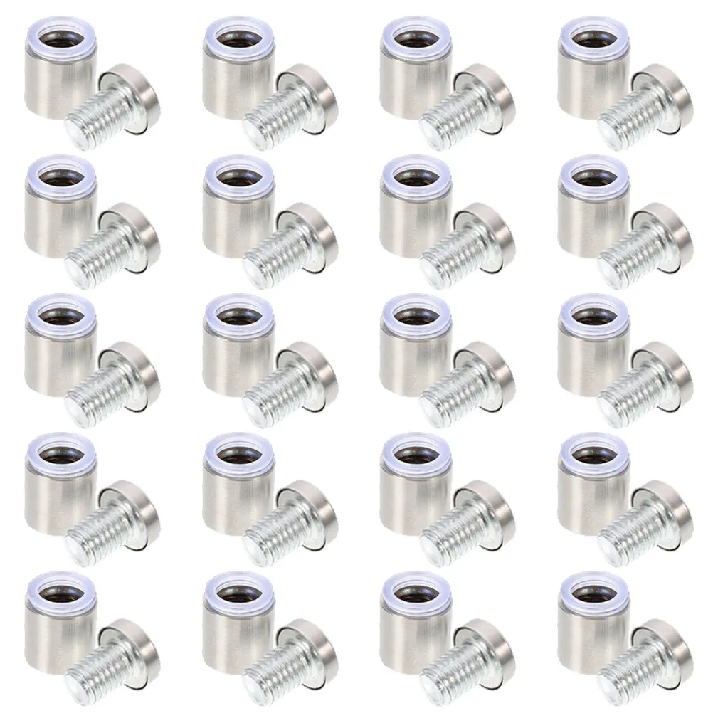 20Pcs Modern Heavy Duty Sign Standoff Screw Stainless Standoff Mounts for Acrylic Glass Board Display Wall Desktop Advertising
20Pcs Modern Heavy Duty Sign Standoff Screw Stainless Standoff Mounts for Acrylic Glass Board Display Wall Desktop Advertising