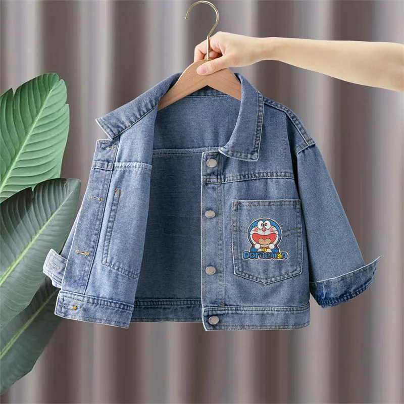 Doraemon Boy Denim Jacket Spring Autumn New 3 to 7 Years Old Baby Spring Clothes cartoon Fashion Children Foreign Jacket
Doraemon Boy Denim Jacket Spring Autumn New 3 to 7 Years Old Baby Spring Clothes cartoon Fashion Children Foreign Jacket