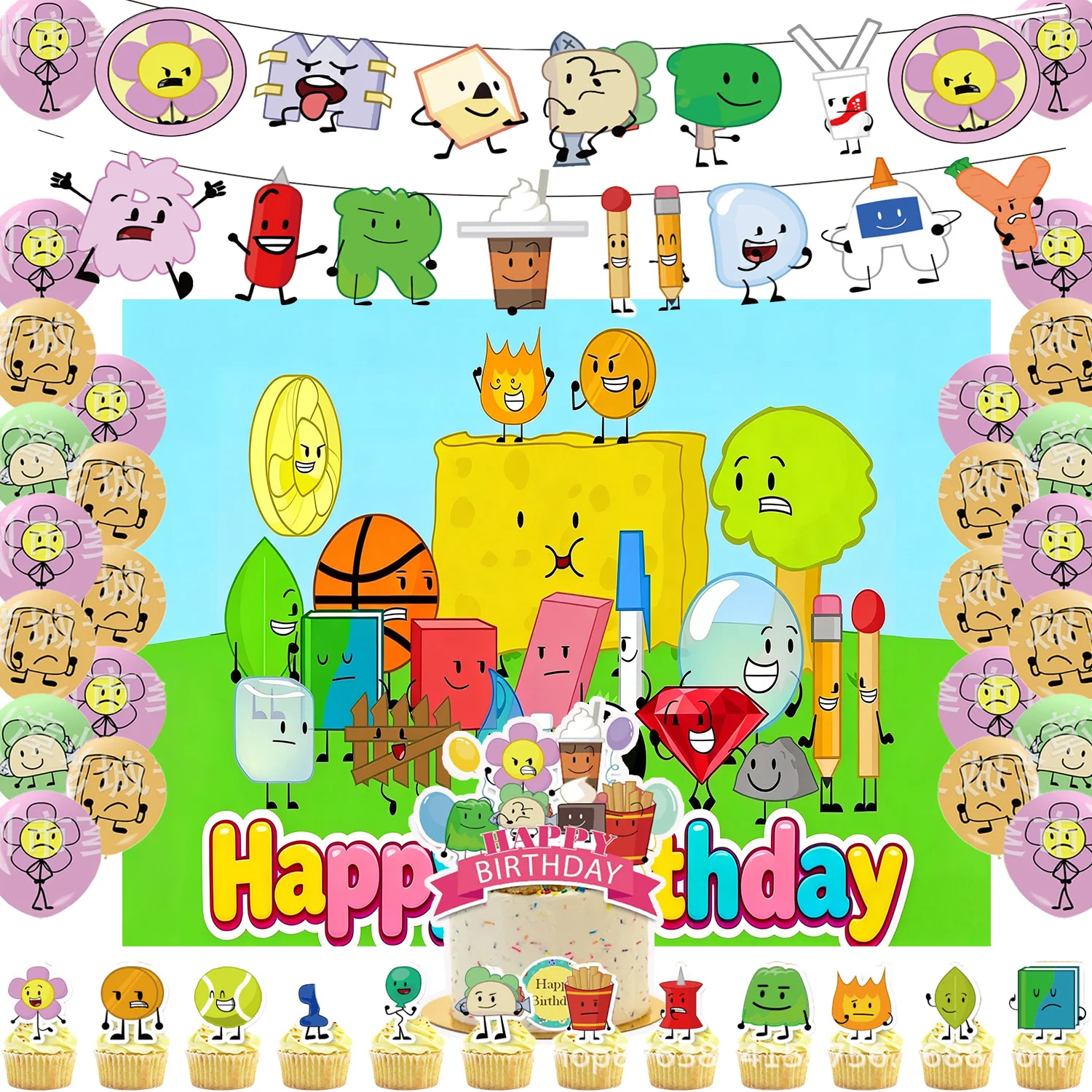Battles for Dreaming Island Theme Birthday Party Supplies TV Show Balloon Cake Topper Banner Island Backdrop Child Prop Supplies
Battles for Dreaming Island Theme Birthday Party Supplies TV Show Balloon Cake Topper Banner Island Backdrop Child Prop Supplies