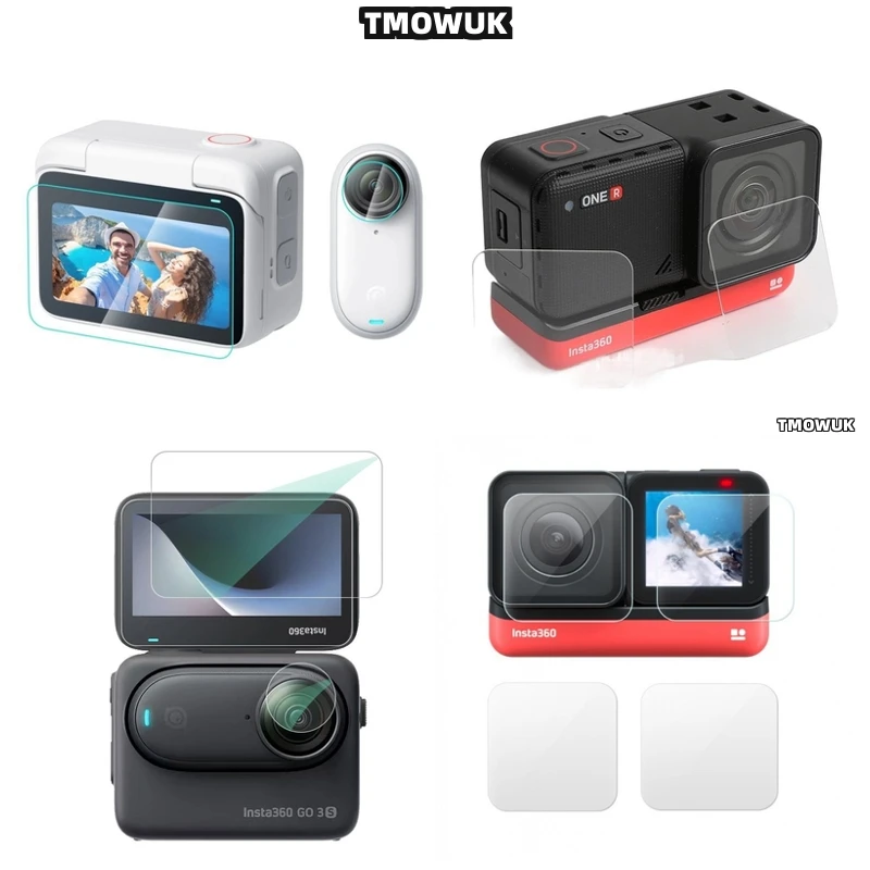 For Insta360 GO3S Accessories For One RS Link 2 Link 2C GO 3 3s ACE Pro AcePro 2, TPU Soft Lens Film Cover + Hard Tempered Glass
For Insta360 GO3S Accessories For One RS Link 2 Link 2C GO 3 3s ACE Pro AcePro 2, TPU Soft Lens Film Cover + Hard Tempered Glass