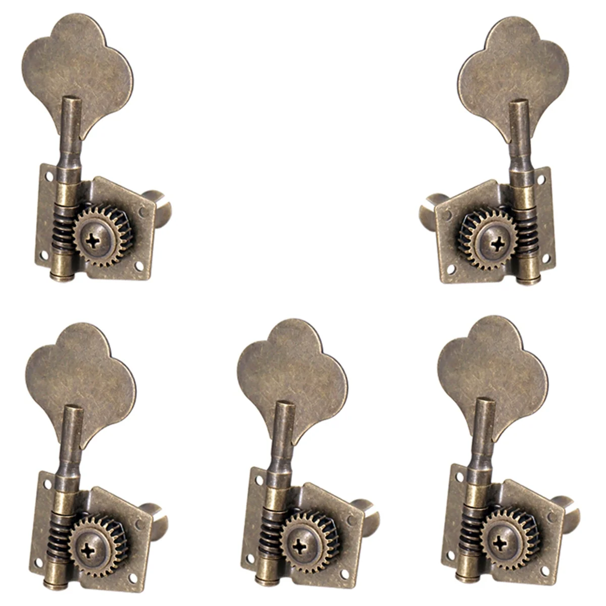 5Pcs Guitar Vintage Open Bass Guitar Tuning Key Pegs Machine Heads Tuners 1L4R for 5 Strings Bass
5Pcs Guitar Vintage Open Bass Guitar Tuning Key Pegs Machine Heads Tuners 1L4R for 5 Strings Bass
