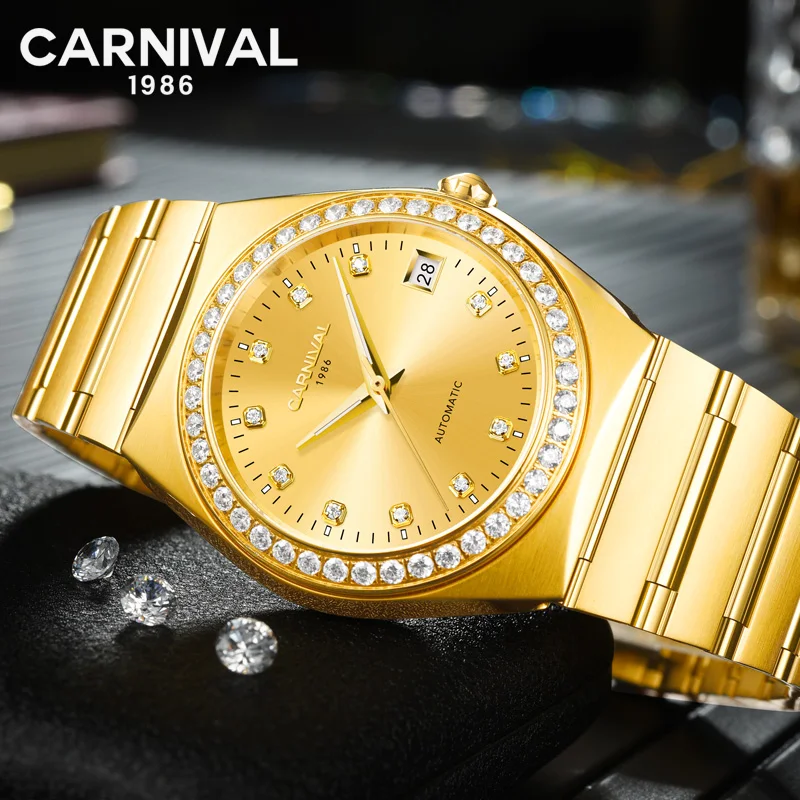 Часы наручные CARNIVAL Brand Мужские механические, брендовые Роскошные водонепроницаемые с автоматическим механизмом MIYOTA, с платьем
Часы наручные CARNIVAL Brand Мужские механические, брендовые Роскошные водонепроницаемые с автоматическим механизмом MIYOTA, с платьем