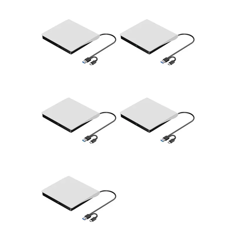ABIJ-5X External CD DVD +/-RW Drive, USB 3.0 & USB-C CD & DVD ROM Burner Player Reader Writer Rewriter Disc Drive,White
ABIJ-5X External CD DVD +/-RW Drive, USB 3.0 & USB-C CD & DVD ROM Burner Player Reader Writer Rewriter Disc Drive,White