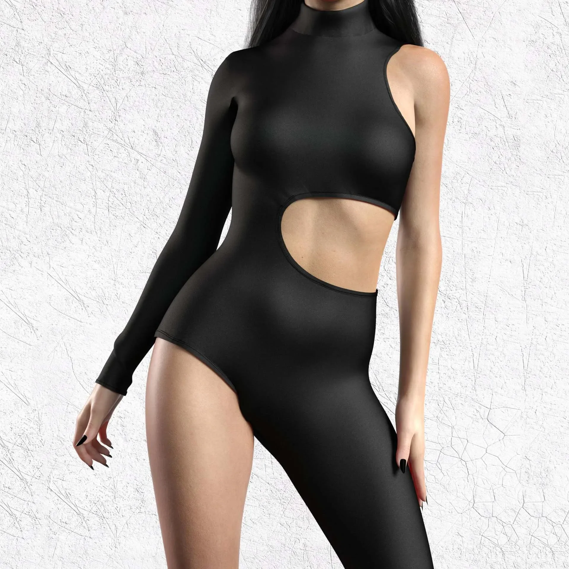 Disfraz Futurista Gothic Black Halloween Cyberpunk Bodysuit Holiday Night Club Cosplay Costume Stretch Rompers Women Jumpsuit
Disfraz Futurista Gothic Black Halloween Cyberpunk Bodysuit Holiday Night Club Cosplay Costume Stretch Rompers Women Jumpsuit