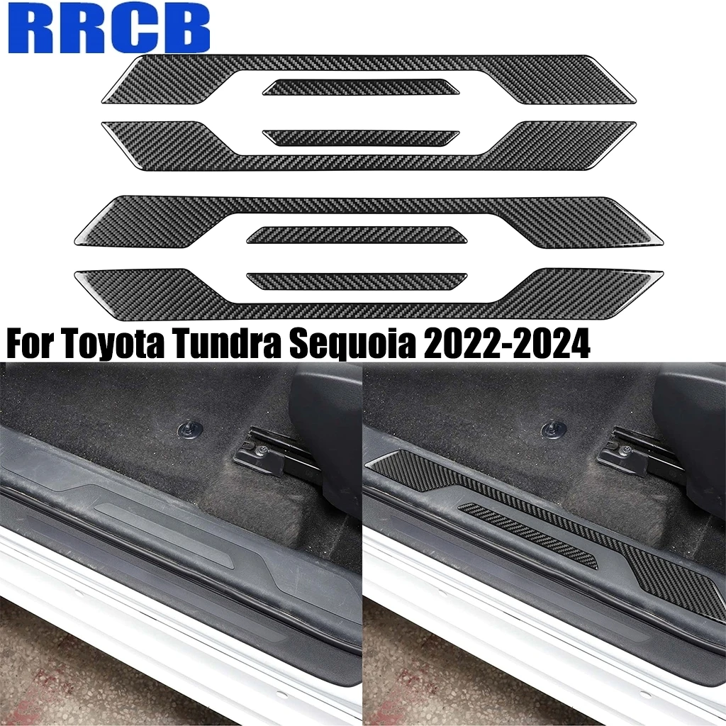 For Toyota Tundra Sequoia 2022-2024 Carbon Fiber Inner Door Sill Threshold Bar Exterior Cover Sticker Auto Trim Car Accessories
For Toyota Tundra Sequoia 2022-2024 Carbon Fiber Inner Door Sill Threshold Bar Exterior Cover Sticker Auto Trim Car Accessories