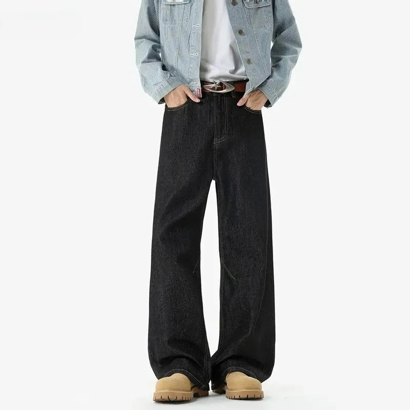 Autumn Winter Men's Y2K Jeans Fashion Stretch Loose Straight Versatile High-end Casual Denim Pants American Vintage Streetwear
Autumn Winter Men's Y2K Jeans Fashion Stretch Loose Straight Versatile High-end Casual Denim Pants American Vintage Streetwear