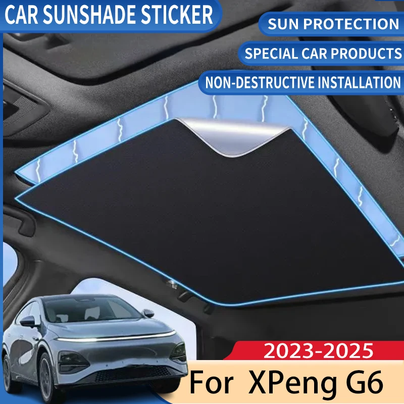Car Roof Sunshade For XPeng G6 2025 Sunroof 2023 2024 Auto Electrostatic Adsorption Sunroof Sunshade Skylight Car Accessories
Car Roof Sunshade For XPeng G6 2025 Sunroof 2023 2024 Auto Electrostatic Adsorption Sunroof Sunshade Skylight Car Accessories