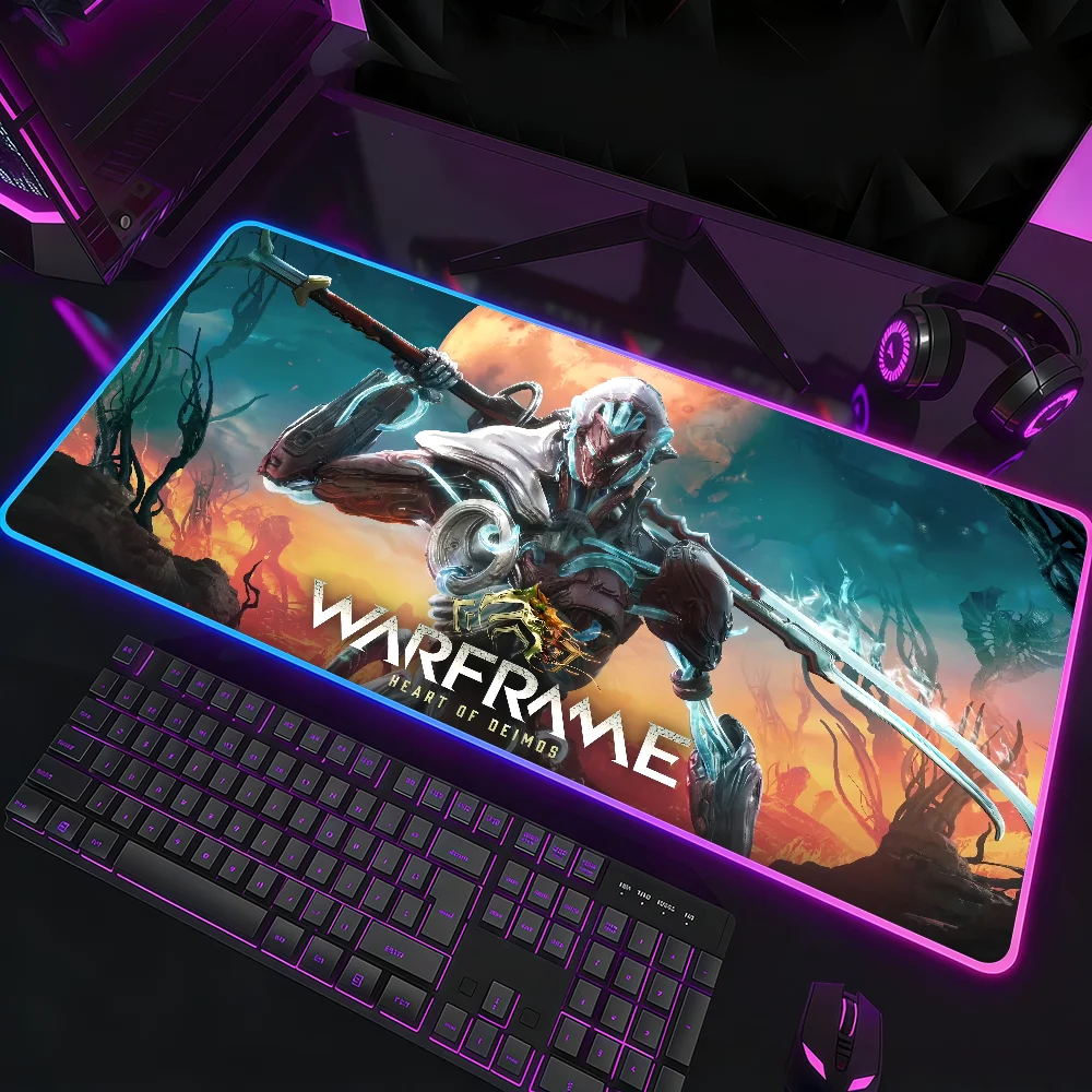 Game W-Warframe Mouse Pad Waterproof RGB LED Light Colorful Game Keyboard Non-slip Cover Desk-mat Surface
Game W-Warframe Mouse Pad Waterproof RGB LED Light Colorful Game Keyboard Non-slip Cover Desk-mat Surface