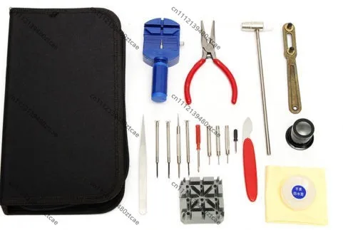 Economical 19-Piece Watch Tool Kit for Watch Back Cover Opening, Battery Replacement and Strap Modification
Economical 19-Piece Watch Tool Kit for Watch Back Cover Opening, Battery Replacement and Strap Modification