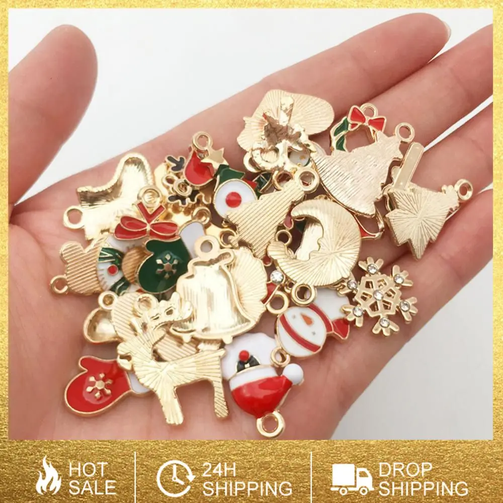 1 Set Christmas DIY Ornaments Christmas Oil Dripping Alloy Diy Pendants Santa Claus Snowman Elk Necklace Bracelet Pendant
1 Set Christmas DIY Ornaments Christmas Oil Dripping Alloy Diy Pendants Santa Claus Snowman Elk Necklace Bracelet Pendant