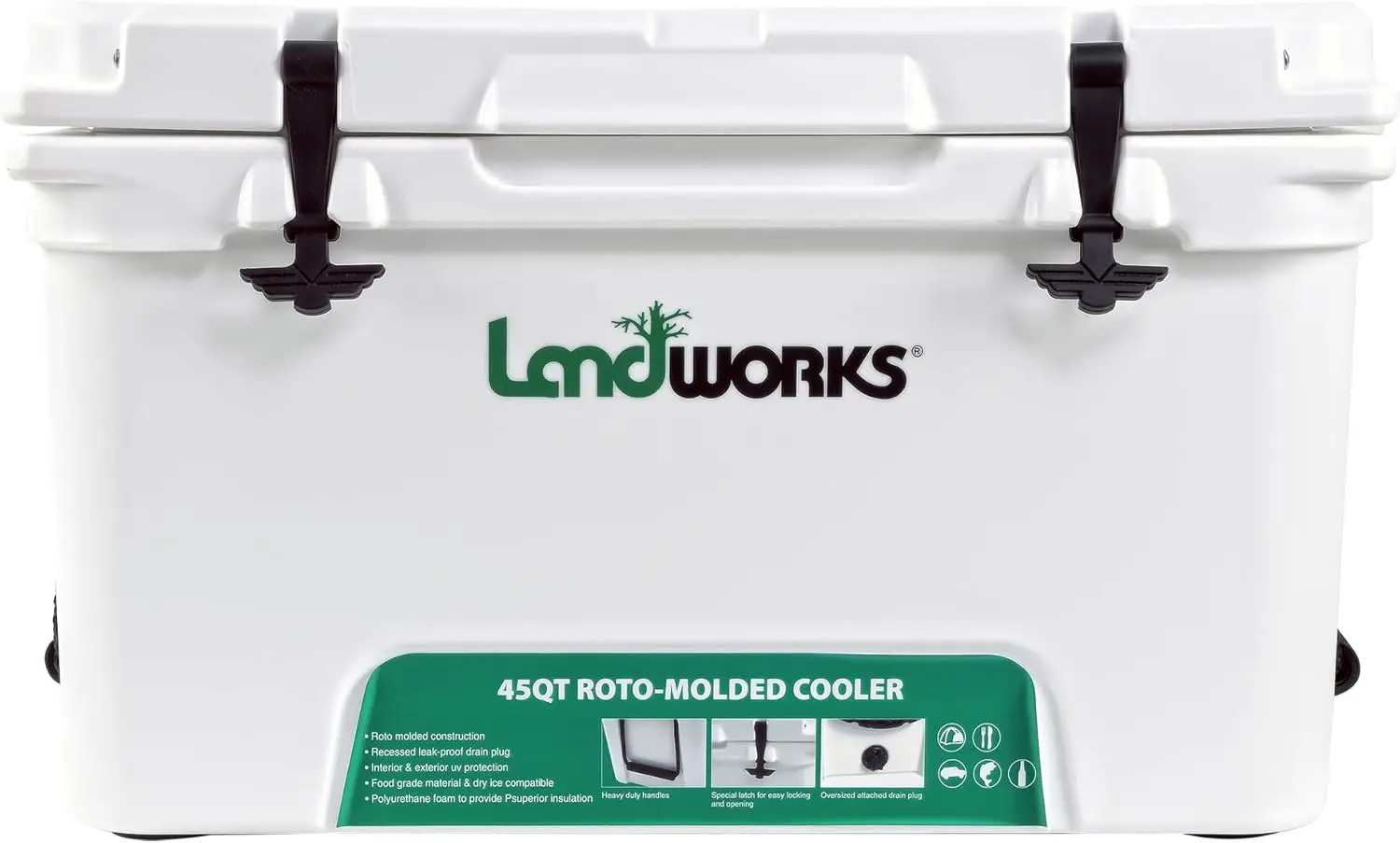 Rotomolded Cooler 20QT/45QT, 5-10 Day Ice Retention, Commercial Grade, Food Safe, Dry Ice Compatible, UV Protection, 15mm Gasket, 2 Bottle Openers, Vacuum Release Valve
Rotomolded Cooler 20QT/45QT, 5-10 Day Ice Retention, Commercial Grade, Food Safe, Dry Ice Compatible, UV Protection, 15mm Gasket, 2 Bottle Openers, Vacuum Release Valve