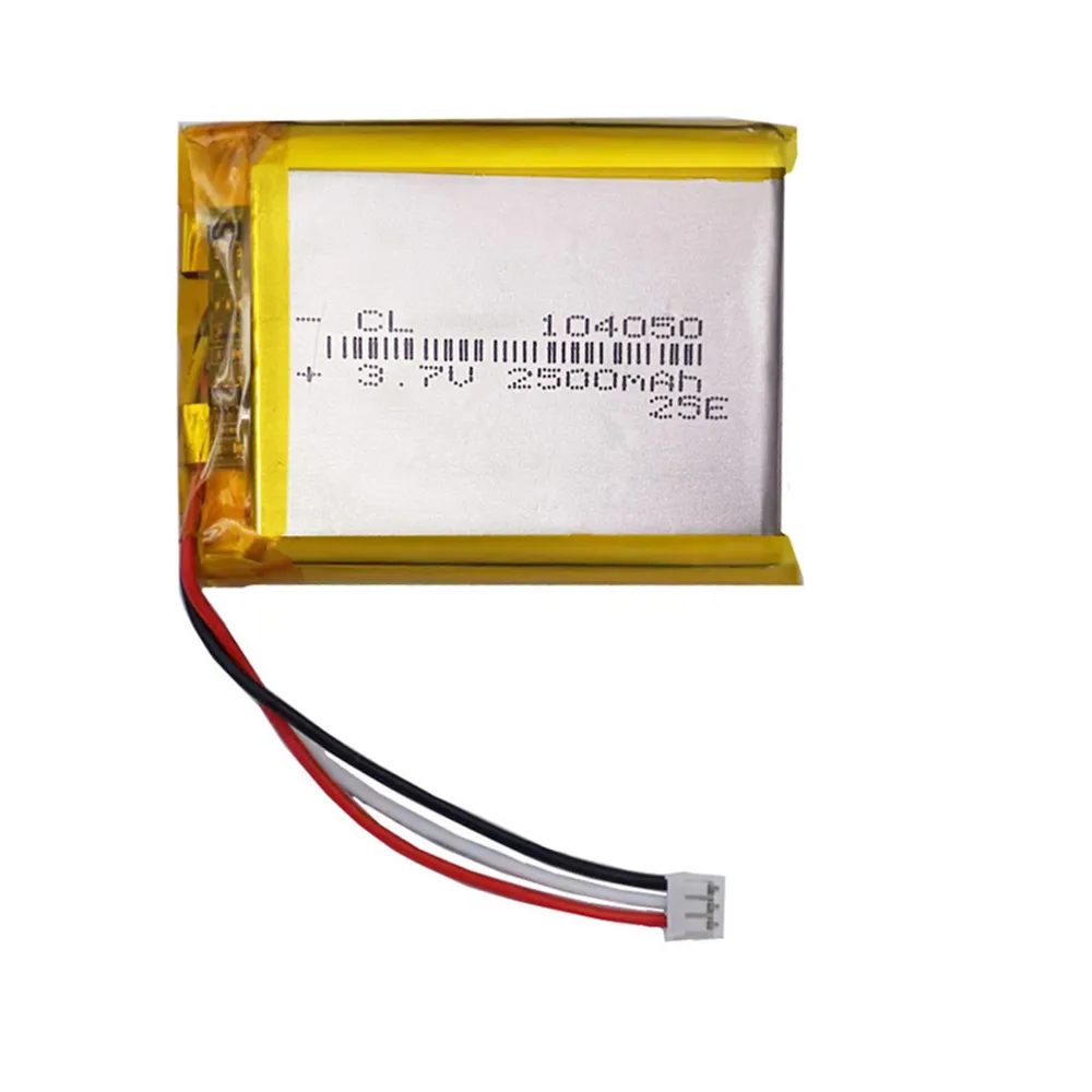 Аккумулятор LiPo 3.7V 2500mAh 104050 с разъемом JST 3Pin 1.25мм и термистором NTC для GPS-устройств, автомобильных камер, планшетов и колонок
Аккумулятор LiPo 3.7V 2500mAh 104050 с разъемом JST 3Pin 1.25мм и термистором NTC для GPS-устройств, автомобильных камер, планшетов и колонок