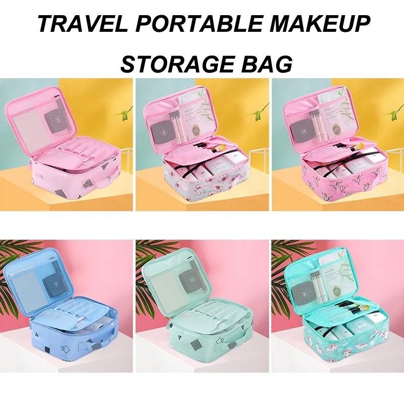 Travel Portable Large Capacity Portable Makeup Storage Bag Makeup Case Toiletry Bag
Travel Portable Large Capacity Portable Makeup Storage Bag Makeup Case Toiletry Bag