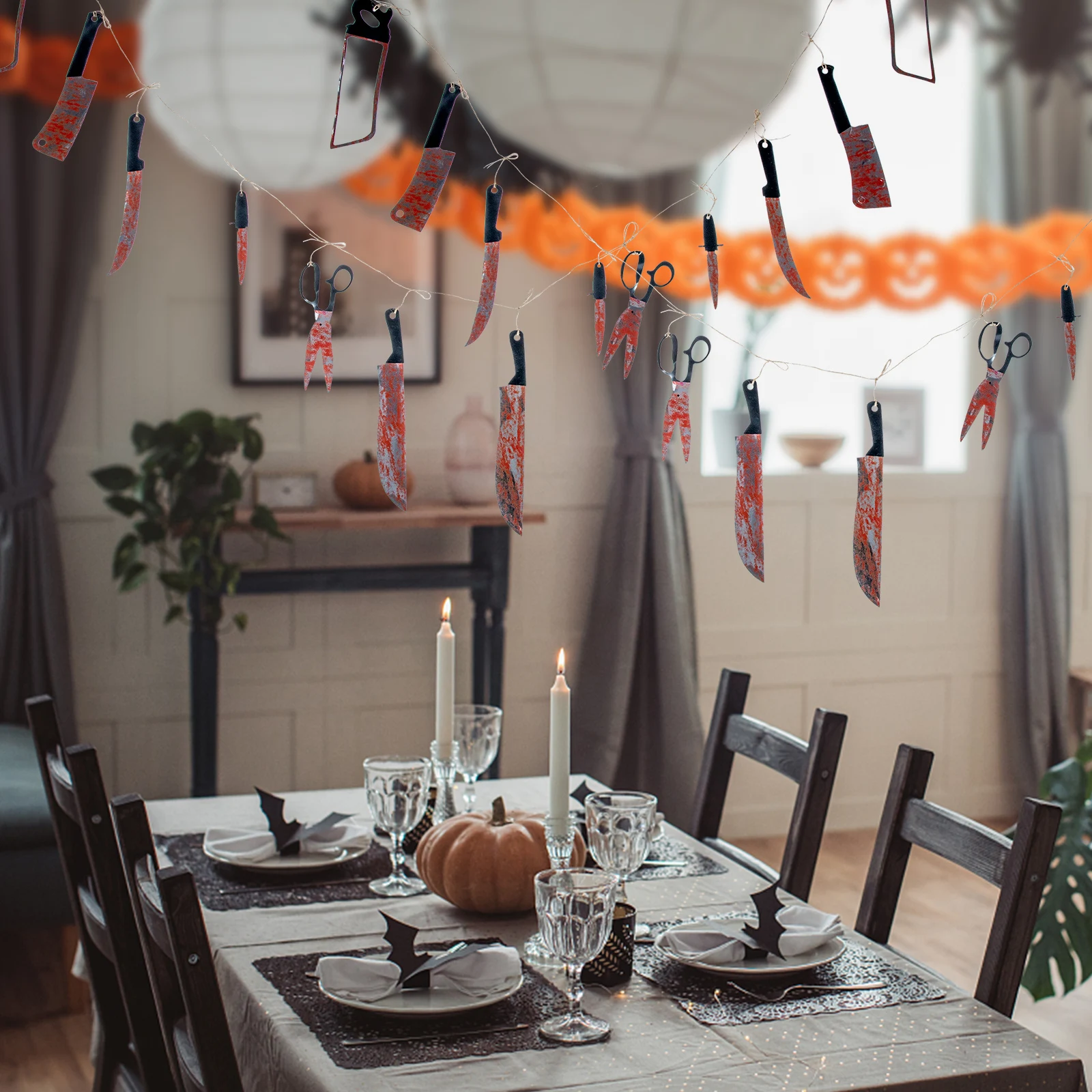 3pcs Flag Decoration Paper Halloween Party Banner Home Indoor Decor Horror Festive Atmosphere Ghost Carnival
3pcs Flag Decoration Paper Halloween Party Banner Home Indoor Decor Horror Festive Atmosphere Ghost Carnival