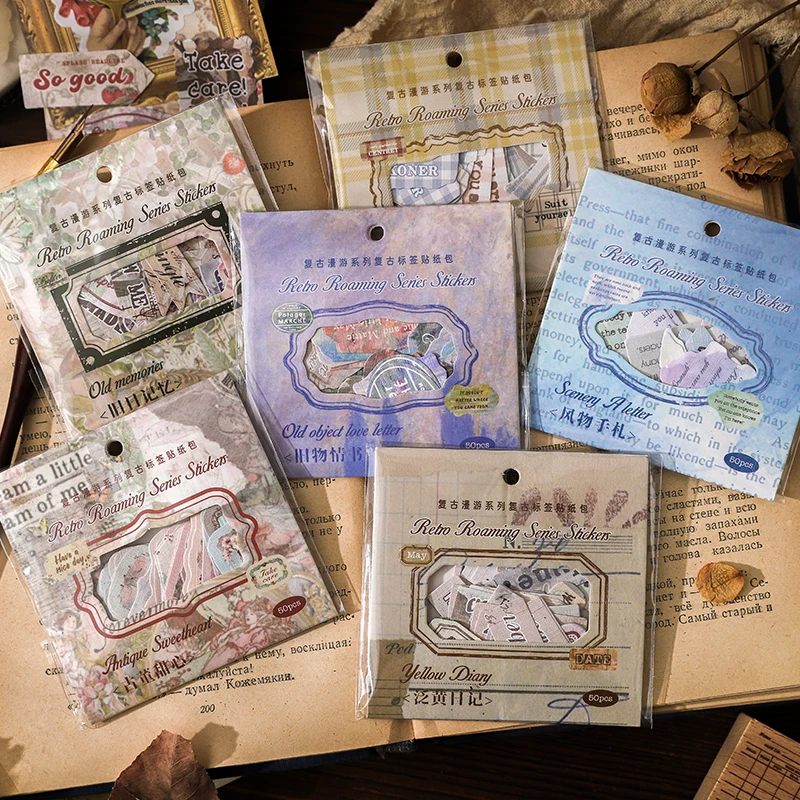 12 упаковок/лот, серия Retro Roaming, милая ретро декоративная бумажная наклейка
12 упаковок/лот, серия Retro Roaming, милая ретро декоративная бумажная наклейка