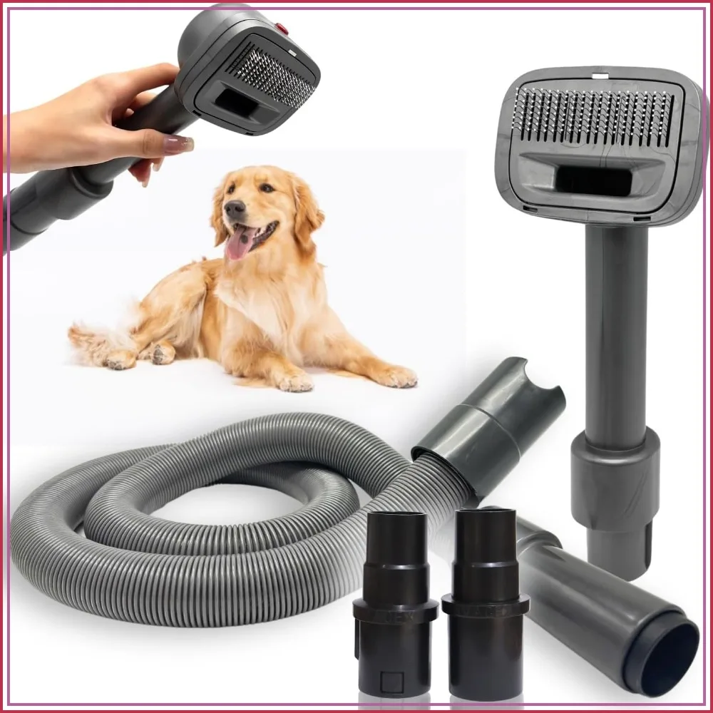 Dog Brush Vacuum Attachment for Miele C1 C2 C3, Shark NV350 NV500 & 1-1/4'' Hose Vacuums - Pet Grooming Tool for Dogs Cats
Dog Brush Vacuum Attachment for Miele C1 C2 C3, Shark NV350 NV500 & 1-1/4'' Hose Vacuums - Pet Grooming Tool for Dogs Cats