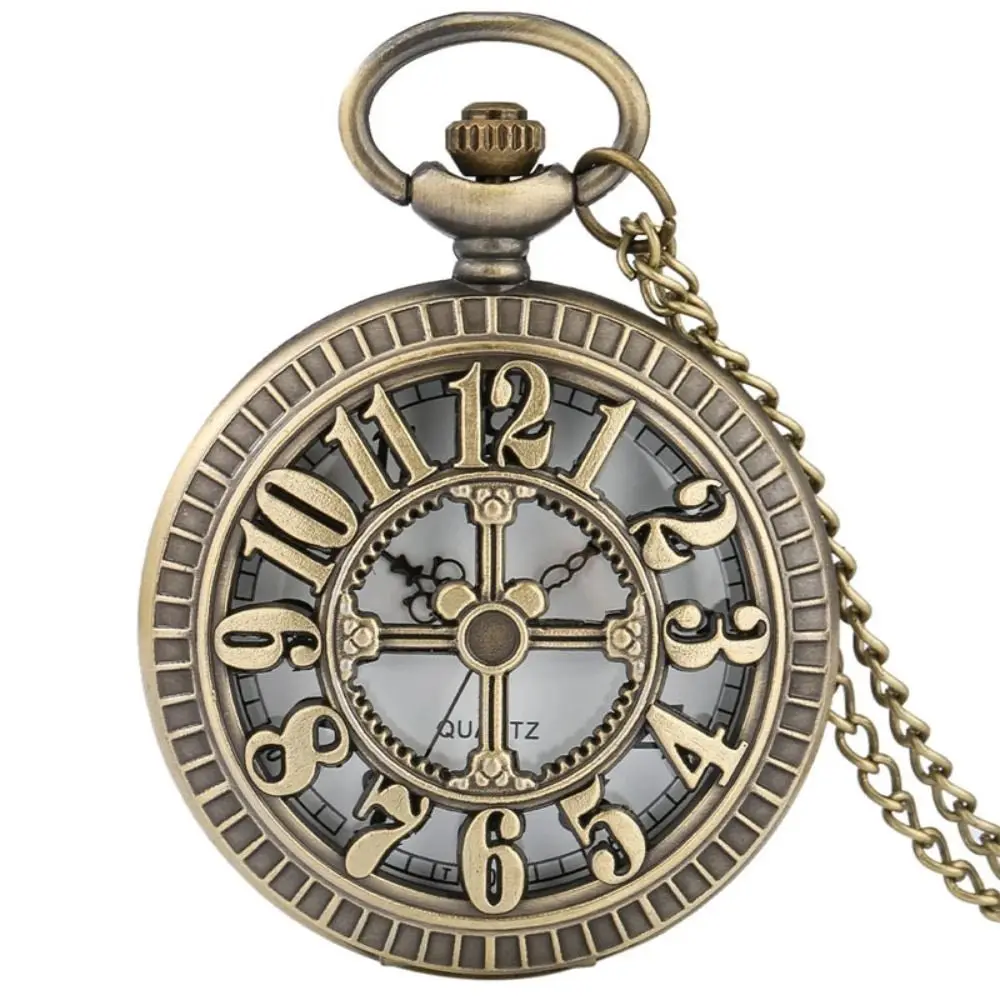 Fashion Accessory Steampunk Clock Necklace Hollow Bronze Finish Chain Watches Flip Pointer Display Pocket Watch Best Gift
Fashion Accessory Steampunk Clock Necklace Hollow Bronze Finish Chain Watches Flip Pointer Display Pocket Watch Best Gift