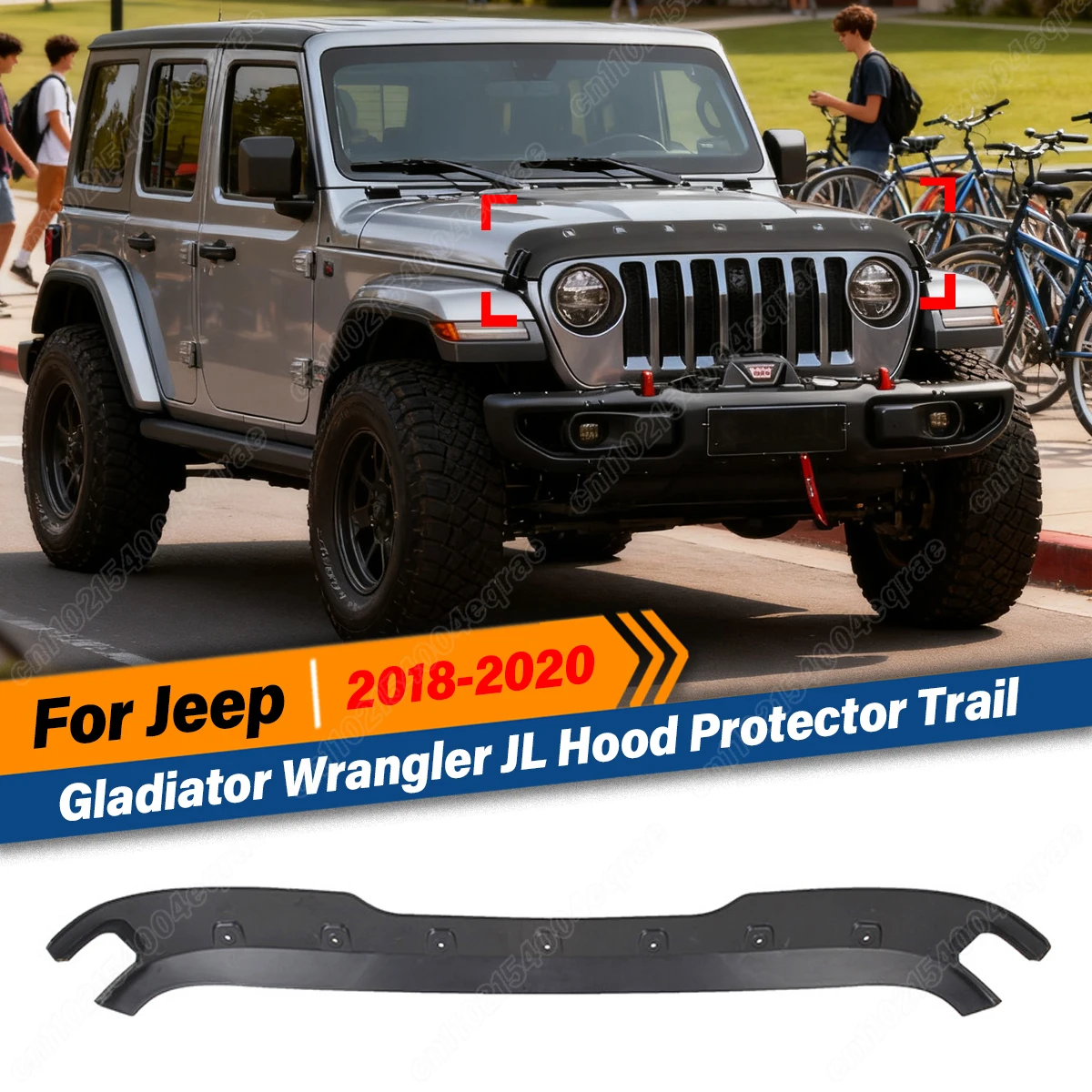 For Jeep Gladiator Wrangler JL 2018 2019 2020 Hood Trail Armor Head Cover Protecto Car Guard Accessories Body Modification Kit
For Jeep Gladiator Wrangler JL 2018 2019 2020 Hood Trail Armor Head Cover Protecto Car Guard Accessories Body Modification Kit