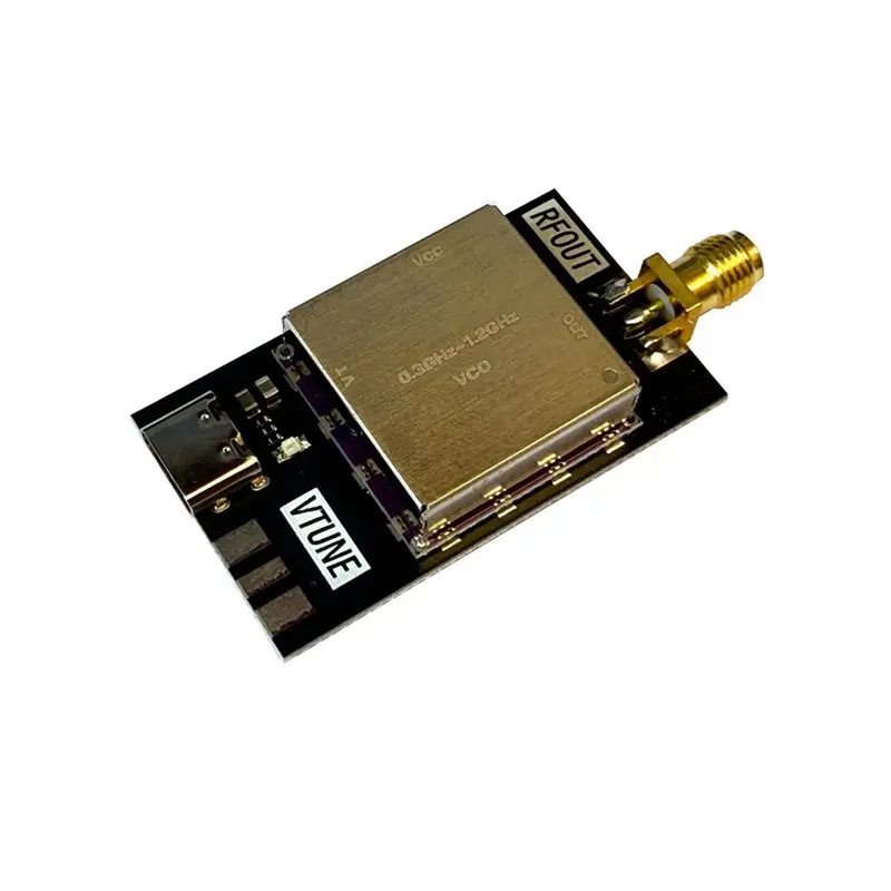 AS95-USB-C 5V VCO Demo Board 0.3-1.2Ghz Test Board Evaluation For Oscilloscope For Spectrum Analyzer
AS95-USB-C 5V VCO Demo Board 0.3-1.2Ghz Test Board Evaluation For Oscilloscope For Spectrum Analyzer