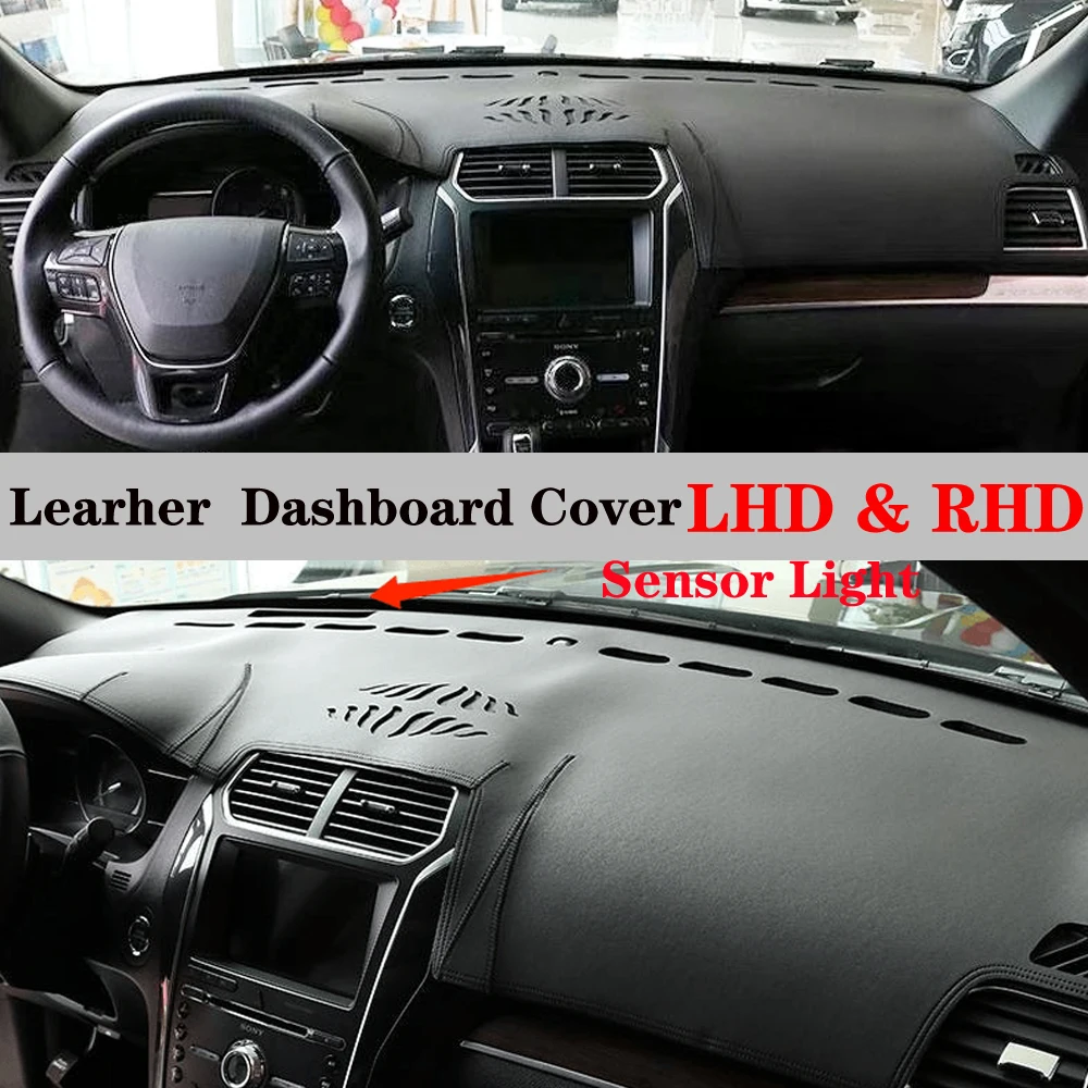 Dashboard Dash Mat Cover PU Leather Pad Sunshade Anti-UV Carpet Car Accessories For Ford Explorer 2011 2012 2013 - 2019 U502 MK5
Dashboard Dash Mat Cover PU Leather Pad Sunshade Anti-UV Carpet Car Accessories For Ford Explorer 2011 2012 2013 - 2019 U502 MK5