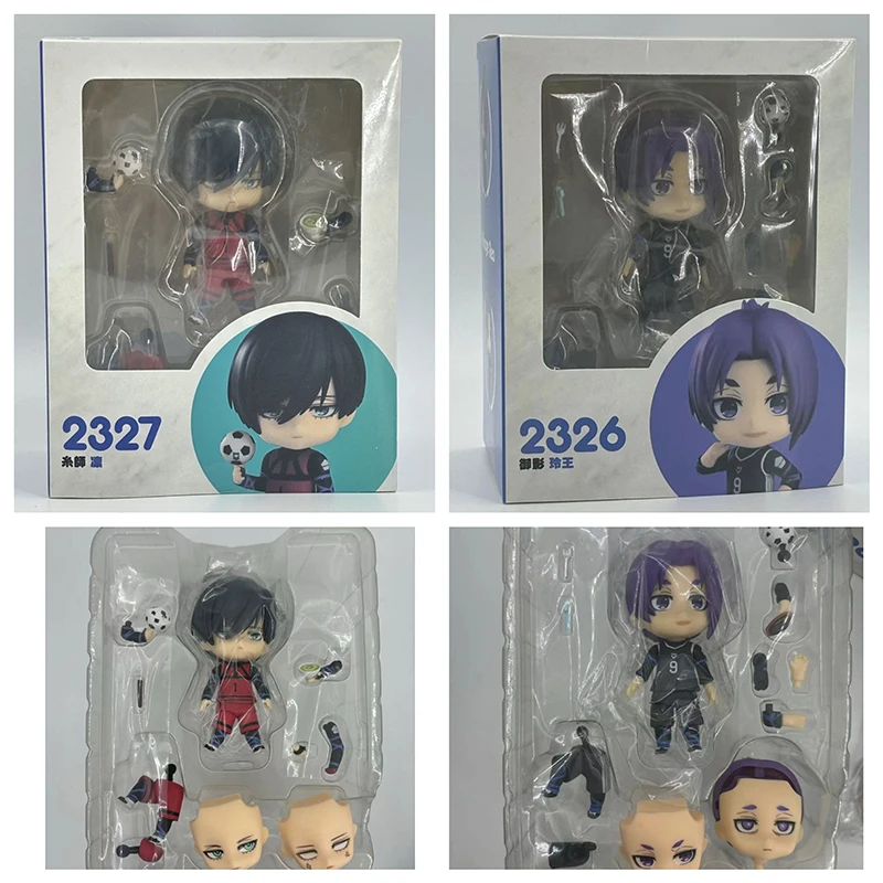 10cm Anime Blue Lock Itoshi Rin #2327 & Mikage Reo #2326 PVC Figure Replaceable Face Soccer Accessories Collectible Model
10cm Anime Blue Lock Itoshi Rin #2327 & Mikage Reo #2326 PVC Figure Replaceable Face Soccer Accessories Collectible Model