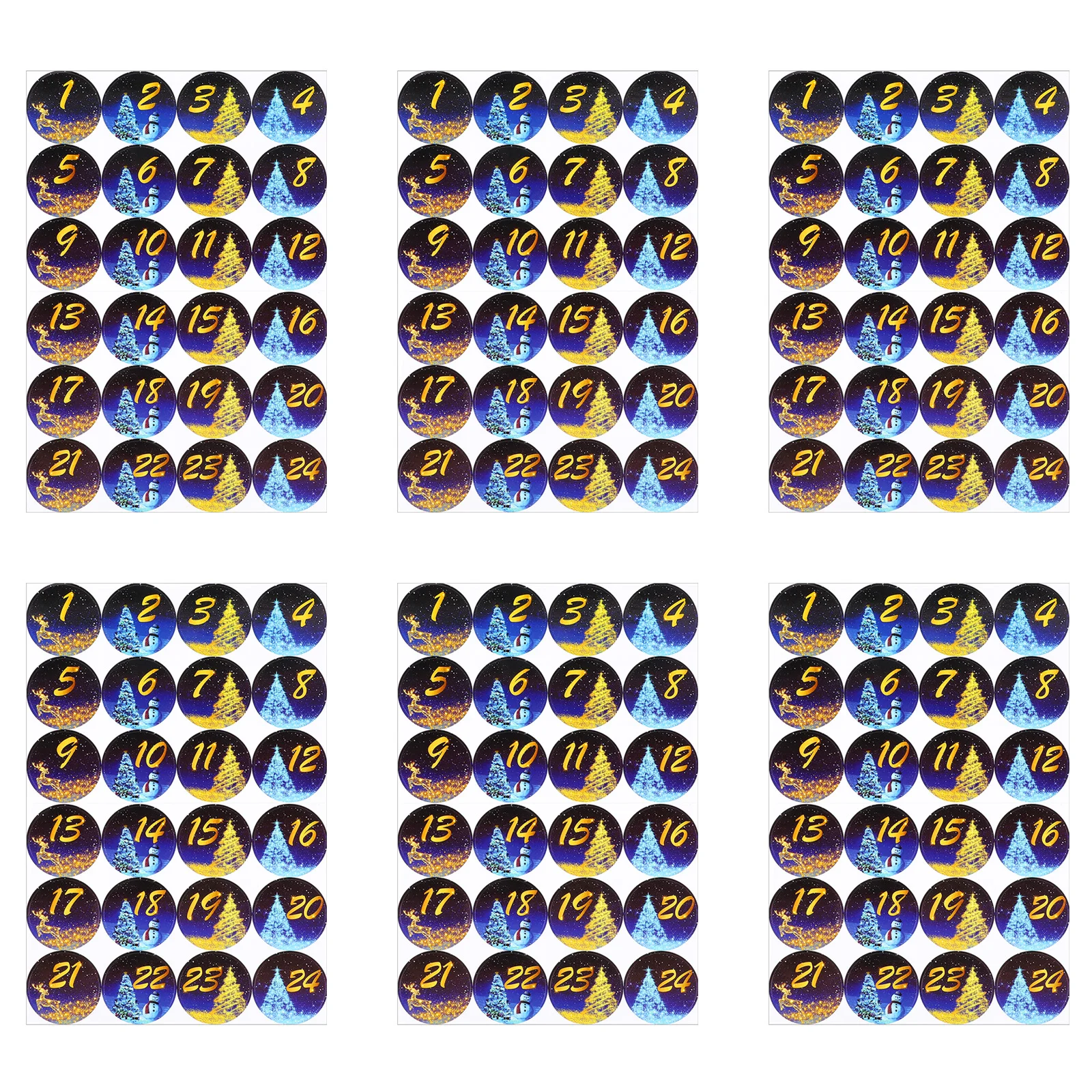 6 Sheets Number Christmas Stickers Sealing Labels Gift Packing Bag Paper Festive Decor DIY Craft Project Supplies
6 Sheets Number Christmas Stickers Sealing Labels Gift Packing Bag Paper Festive Decor DIY Craft Project Supplies