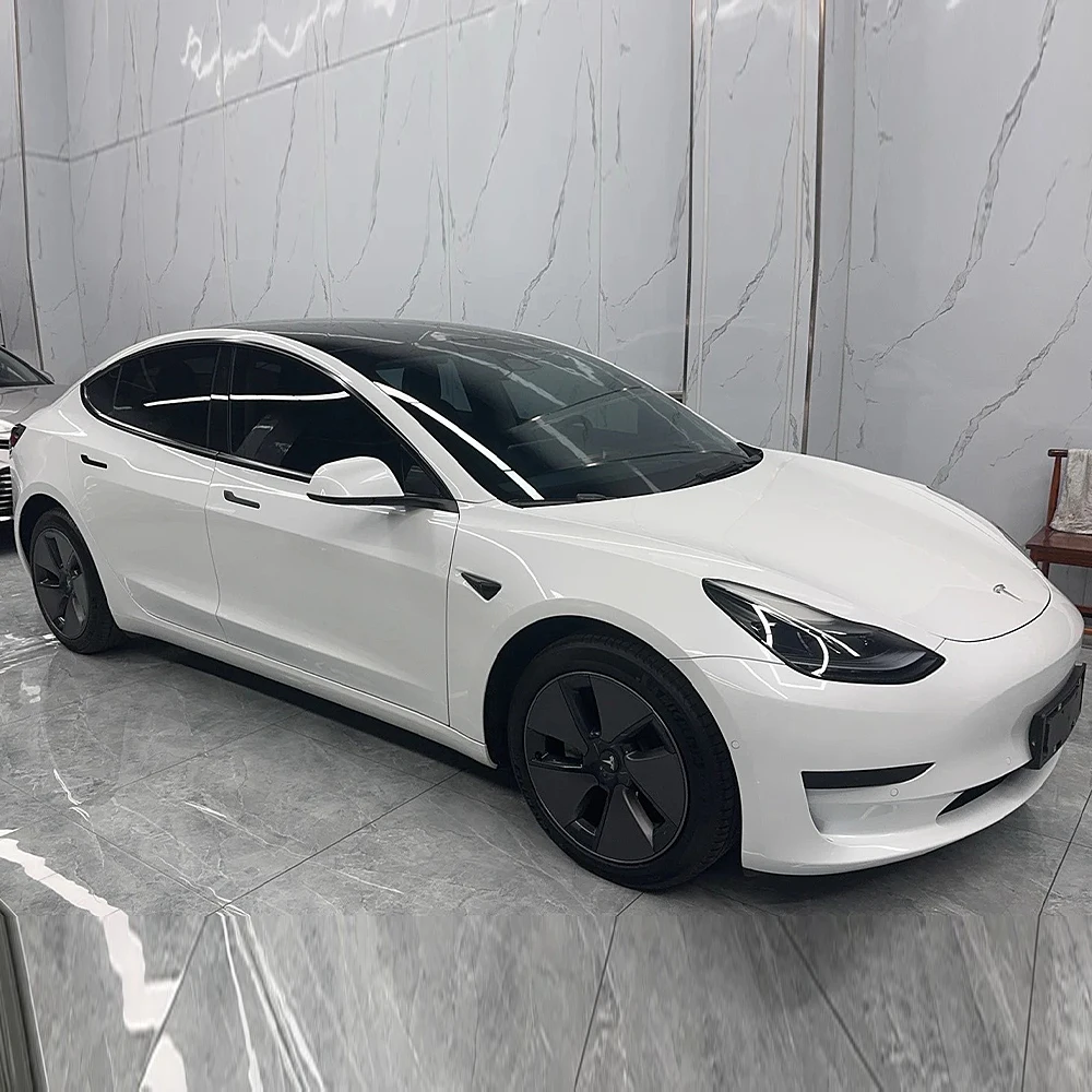 Bright White Color Change Film For Tesla Model 3 2020-2023 Per-cut PPF PVC Paint Protection Film Anti-Scratch Vinyl Wrap Cover
Bright White Color Change Film For Tesla Model 3 2020-2023 Per-cut PPF PVC Paint Protection Film Anti-Scratch Vinyl Wrap Cover