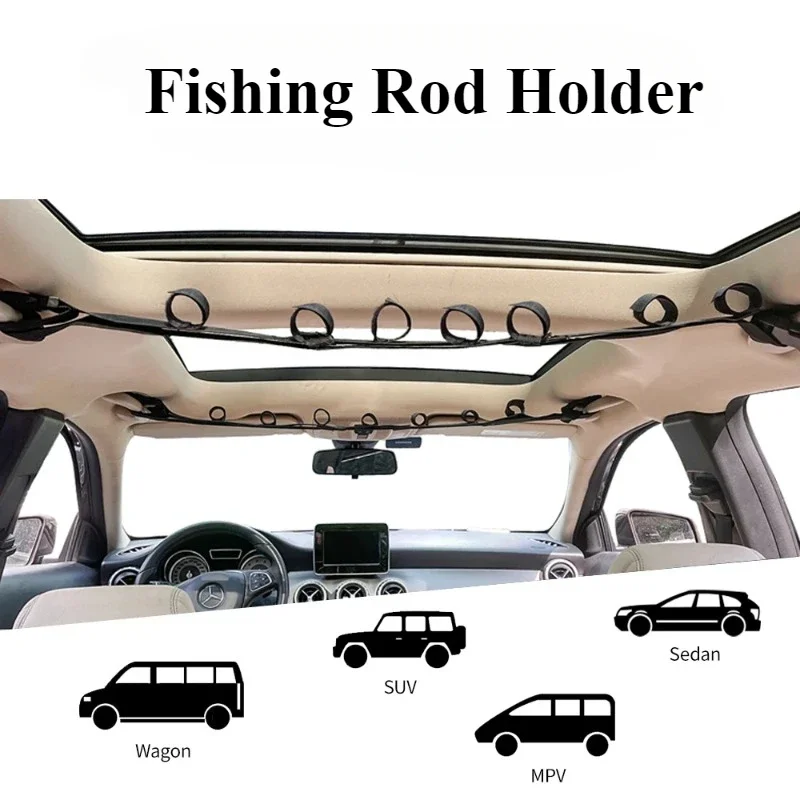 2 Pack Car Fishing Rod Holder 7 Rod Capacity Vehicle Fishing Rod Holder Car Fishing Pole Roof Rack for SUV/Wagons/Van/Jeep/Truck
2 Pack Car Fishing Rod Holder 7 Rod Capacity Vehicle Fishing Rod Holder Car Fishing Pole Roof Rack for SUV/Wagons/Van/Jeep/Truck