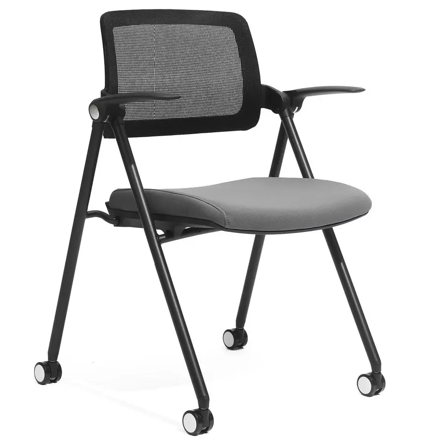 Stackable amp Foldable Office Chair, Folding Desk Chair with FlipUp Armrest, Breathable Mesh, Thick Seat Cushion amp Rocking Ba
Stackable amp Foldable Office Chair, Folding Desk Chair with FlipUp Armrest, Breathable Mesh, Thick Seat Cushion amp Rocking Ba