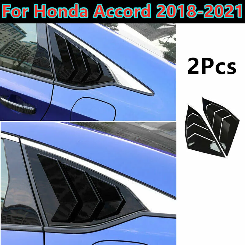 For Honda Accord 2018-2021 Side Vent Window Quarter Louver Cover Glossy Black
For Honda Accord 2018-2021 Side Vent Window Quarter Louver Cover Glossy Black