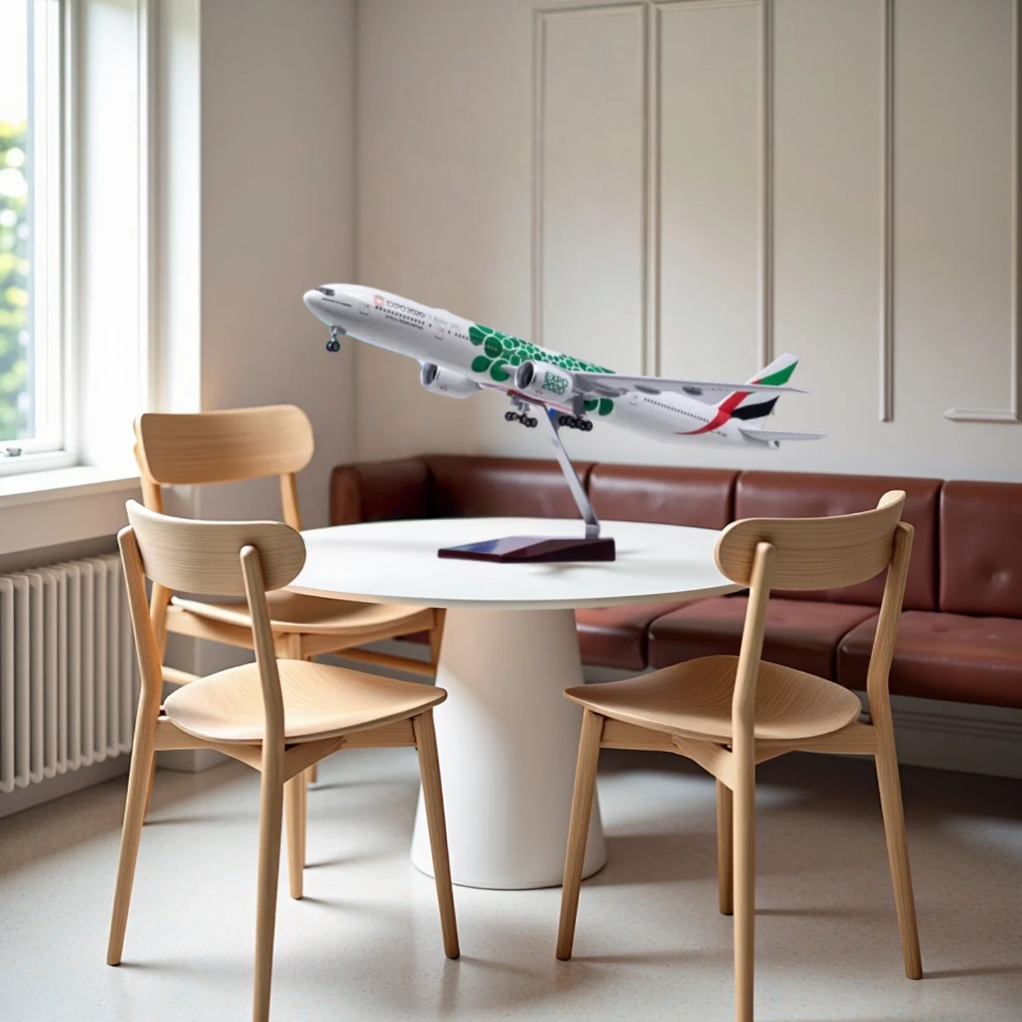 Airplane 47cm Large 777 Plane Model Airplane World Exposition 1:157 Scale B777 Die-cast Aircraft with LED Lights For collection
Airplane 47cm Large 777 Plane Model Airplane World Exposition 1:157 Scale B777 Die-cast Aircraft with LED Lights For collection