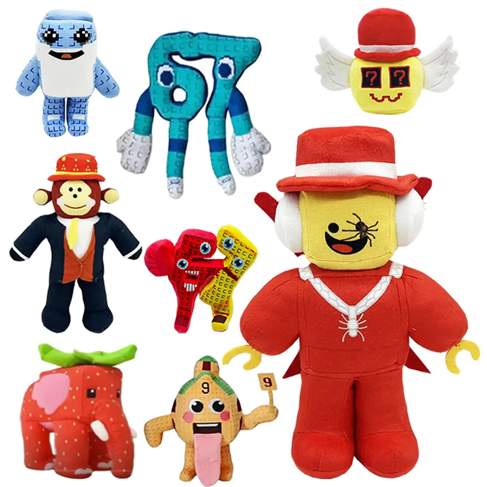 Steal A Brainrot Sammy Jandel 2026, плюшевая кукла, аниме, периферийные устройства, игрушка, клубничный слон, милая мягкая подушка для подарка ребенку
Steal A Brainrot Sammy Jandel 2026, плюшевая кукла, аниме, периферийные устройства, игрушка, клубничный слон, милая мягкая подушка для подарка ребенку