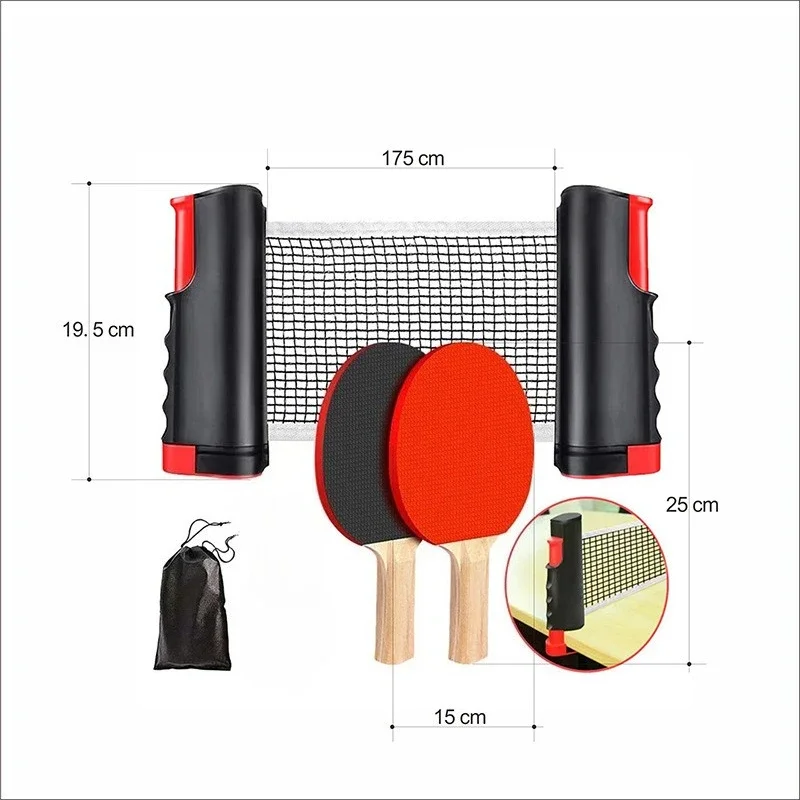 Table Tennis Racket Combination Set Mesh Column Household Standard Stretchable Table Tennis Ping Pong Telescopic Mesh Frame Set
Table Tennis Racket Combination Set Mesh Column Household Standard Stretchable Table Tennis Ping Pong Telescopic Mesh Frame Set