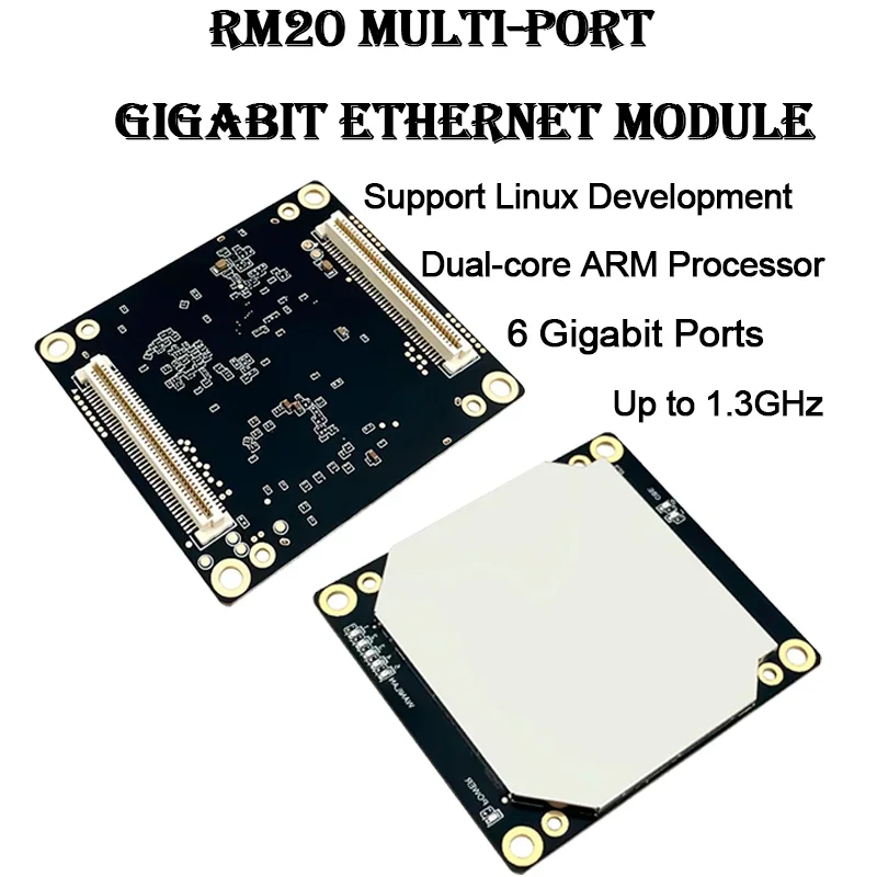 HLK-RM20 RM20 Wireless Routing Module Multi-Port Dual-Core Gigabit Module Linux Development IoT
HLK-RM20 RM20 Wireless Routing Module Multi-Port Dual-Core Gigabit Module Linux Development IoT
