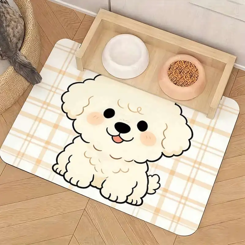 1pc Non-Slip Bichon Plaid Pet Feeding Mat, Cute Design, Leak-Proof Easy to Clean Surface, Prevents Contamination
1pc Non-Slip Bichon Plaid Pet Feeding Mat, Cute Design, Leak-Proof Easy to Clean Surface, Prevents Contamination