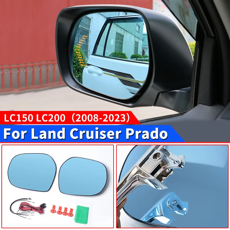 Для Toyota Land Cruiser 200 Prado 150 2008-2023 нагревательный синий свет зеркало заднего вида LC150 LC200 аксессуары для внешней модификации
Для Toyota Land Cruiser 200 Prado 150 2008-2023 нагревательный синий свет зеркало заднего вида LC150 LC200 аксессуары для внешней модификации