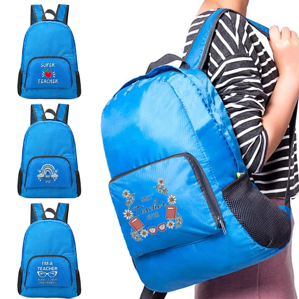 Foldable Backpack for Men Women Ultralight Portable Folding Sports Daypack Travel Mountaineering Pack Teacher Pattern Backpacks
Foldable Backpack for Men Women Ultralight Portable Folding Sports Daypack Travel Mountaineering Pack Teacher Pattern Backpacks
