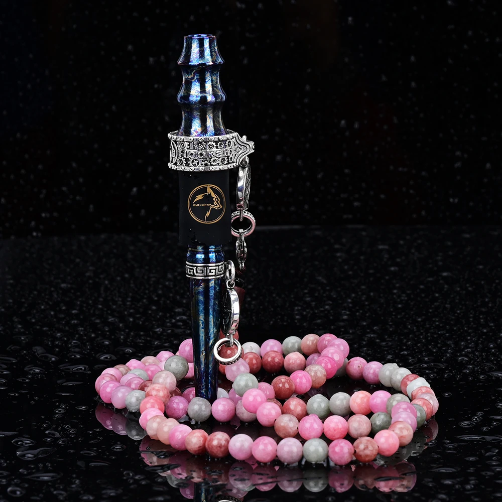 Wolfcoolvape Arabic hookah mouthpiece stone wood bead chain titanium alloy mouthpiece hookah ShiSha original mouthpiece
Wolfcoolvape Arabic hookah mouthpiece stone wood bead chain titanium alloy mouthpiece hookah ShiSha original mouthpiece