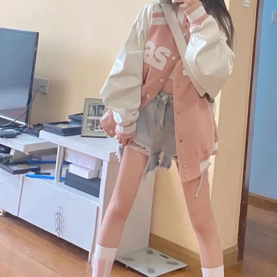 Harajuku Versatile orm Women's Sweatirt Trendy Loose Long Sve Baseball Sportswear Comfortable Fit Medium Length
Harajuku Versatile orm Women's Sweatirt Trendy Loose Long Sve Baseball Sportswear Comfortable Fit Medium Length