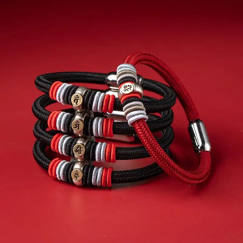 Sterling Silver Zodiac Buddha Guardian Nine Gaye Knot Ethnic Red String Minimal Peace Lucky Unisex Hand Rope Jewelry
Sterling Silver Zodiac Buddha Guardian Nine Gaye Knot Ethnic Red String Minimal Peace Lucky Unisex Hand Rope Jewelry