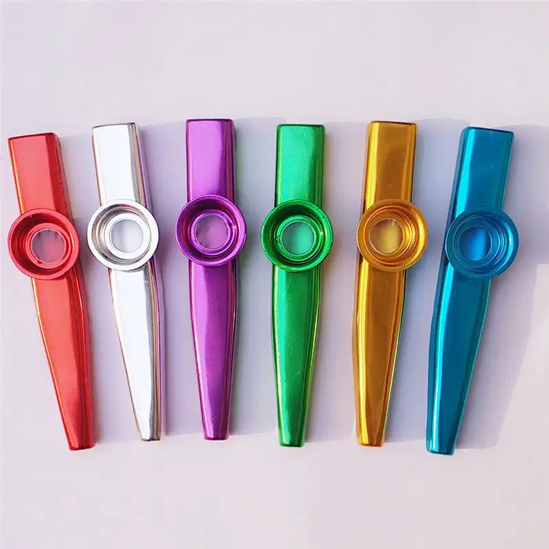 Metal Kazoos Musical Instruments Flutes Diaphragm Mouth Kazoos Musical Instruments Good Companion for Guitar, Ukulele, Violin
Metal Kazoos Musical Instruments Flutes Diaphragm Mouth Kazoos Musical Instruments Good Companion for Guitar, Ukulele, Violin