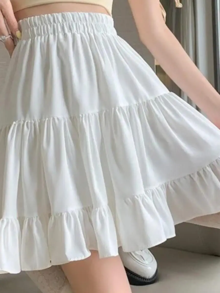 plus Size Women's Puffy Short Skirt Loose Fit Pear Shape Fat M Summer Casual Korean Style A-Line Cake Skirt for Young Women
plus Size Women's Puffy Short Skirt Loose Fit Pear Shape Fat M Summer Casual Korean Style A-Line Cake Skirt for Young Women