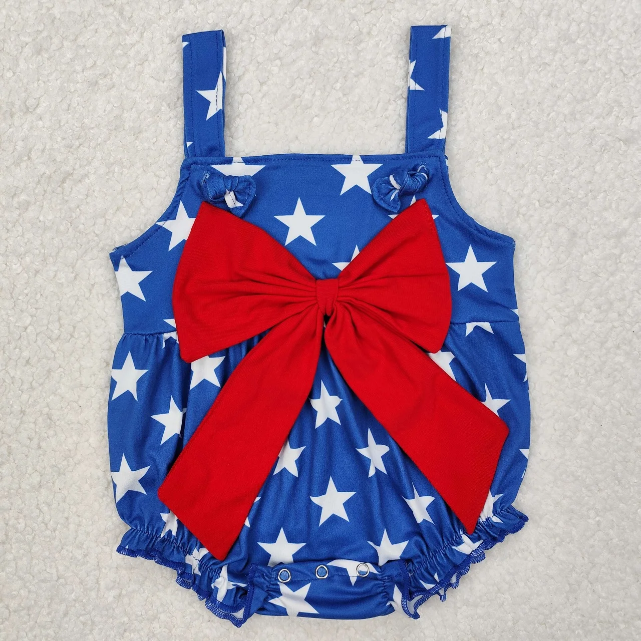 Wholesale Infant Straps Jumpsuit Kids Children Baby Girl Red Bows Stars Overall Bubble Romper Newborn Toddler July 4th Clothes
Wholesale Infant Straps Jumpsuit Kids Children Baby Girl Red Bows Stars Overall Bubble Romper Newborn Toddler July 4th Clothes