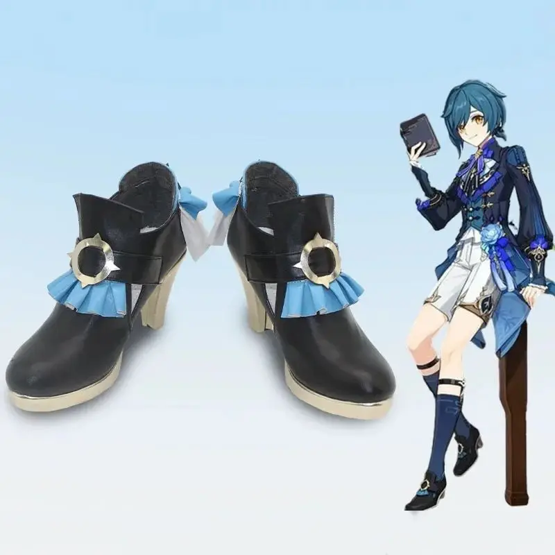 Cos Genshin Impact Anime Game Xingqiu Cosplay Sea Lantern festival Prop Shoes Custom Female High Heels Accessory
Cos Genshin Impact Anime Game Xingqiu Cosplay Sea Lantern festival Prop Shoes Custom Female High Heels Accessory