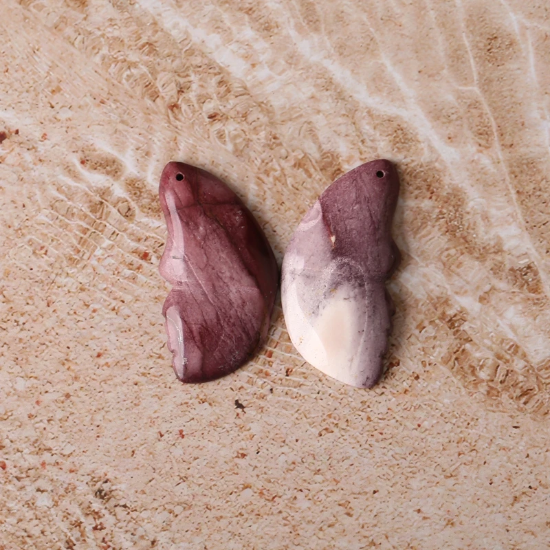 B&F Butterfly Shape Earrings Mookite Jasper Natural Stone Beads 36x18x4mm 6.2g Jewelry Accessory Best Gift Choice
B&F Butterfly Shape Earrings Mookite Jasper Natural Stone Beads 36x18x4mm 6.2g Jewelry Accessory Best Gift Choice